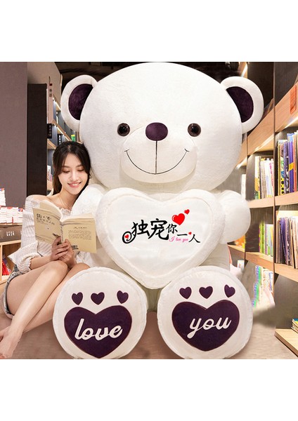 140CM Sevimli Oyuncak Ayı Peluş Bebek Bebek Yastık Hediye (Yurt Dışından)