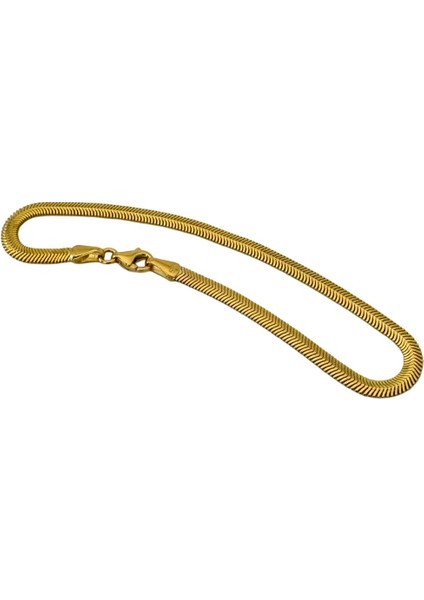 Agakulche Italyan Ezme Balık Sırtı 3,30 mm Altın Bileklik fırsatları
