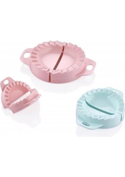 Desdesign 3lü Çiğ Börek Kurabiye Hamur Işi Ravioli Kesme Kalıbı Aparatı modelleri