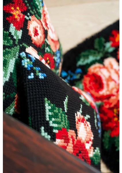 Işlenecek Goblen Yastık Etamin Çiçek PN-0182791 modelleri
