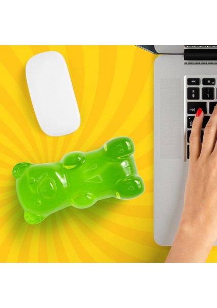 Gummy Bear Mouse Bilek Desteği - Yeşil modelleri