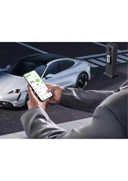 22KW Taşınabilir Elektrikli Araç Şarj Istasyonu 5 Metre Tip2 Kablolu Wi-Fi/bluetooth Mode C
