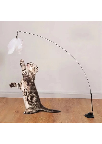 Vantuzlu Tüylü Zilli Kedi Oyun Oltası fiyatları