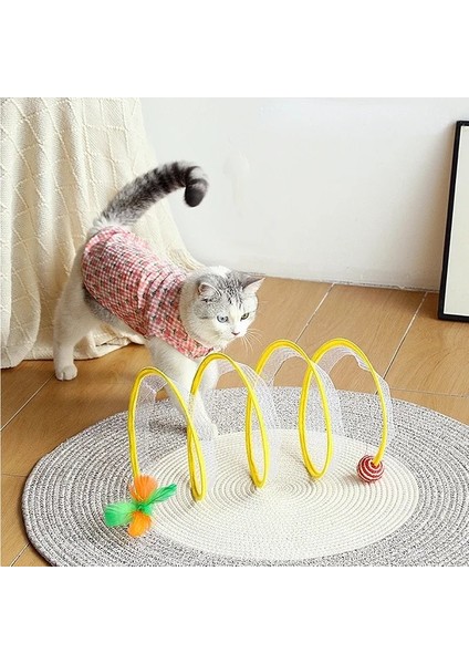 Katlanabilir Kedi Tüneli Lüks