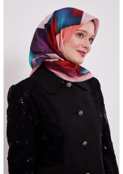 Kırmızı Çizgi Desen Pamuk Eşarp fiyatları