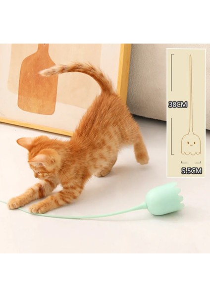 Hareketli Çiçek Kedi Oyuncağı