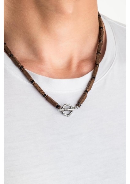 Lav Taşlı 50 cm Çelik Erkek Kolye fiyatları