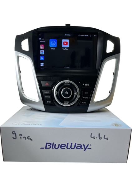 Ford Focus 3-3.5 Gri Blueway 4-64 Profesyonel Oem Multimedia