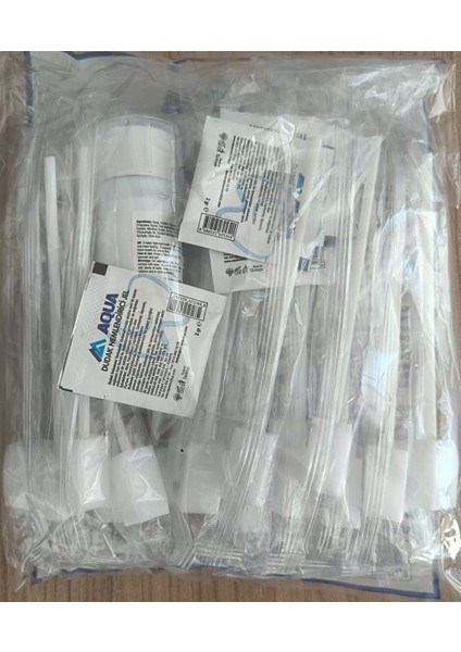Ağız Bakım Seti Aqua (50ML Gargara Solüsyonu, 20 Adet Süngerli Swab, 5 Adet Nemlendirici Jel)