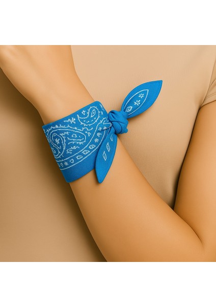 Akdem - Beyaz Kasket Spor Şapka + Renk Seçenekli % 100 Pamuk Paisley Desenli Fular Seti fırsatları