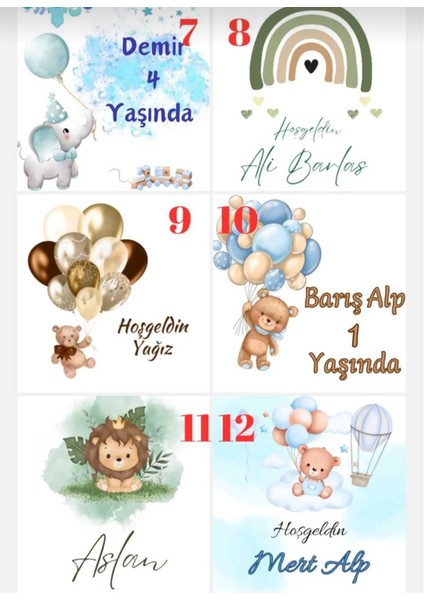 Bebek Doğum Günü Mevlüt Hediyelik Kolonya 10 Adet