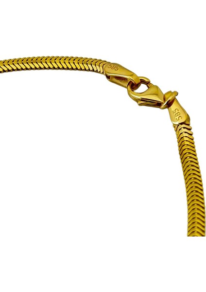 Agakulche Italyan Ezme Balık Sırtı 3,30 mm Altın Zincir modelleri