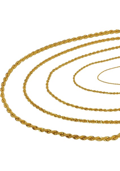Agakullche Halat 3,6 mm Altın Zincir
