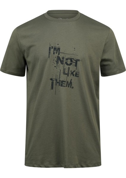 Alex Baskılı Erkek Sıfır Yaka T-Shirt 035