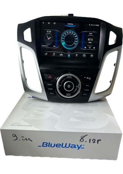 Ford Focus 3-3.5 Gri Blueway 8-128 Tam Profesyonel Oem Multimedia