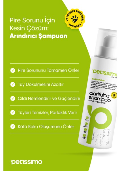 3'lü Süper Temizlik Seti - Arındırıcı Şampuan - Kuru Şampuan - Pati Temizleme Köpüğü modelleri