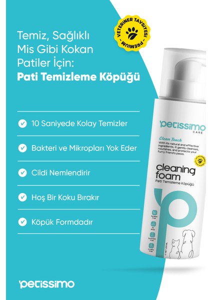 3'lü Süper Temizlik Seti - Arındırıcı Şampuan - Kuru Şampuan - Pati Temizleme Köpüğü fırsatları