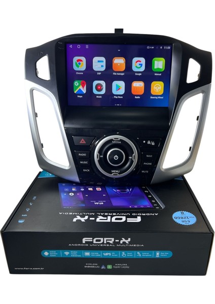 Ford Focus 3-3.5 Gri Forx 6-128 Tam Profesyonel Oem Multimedia