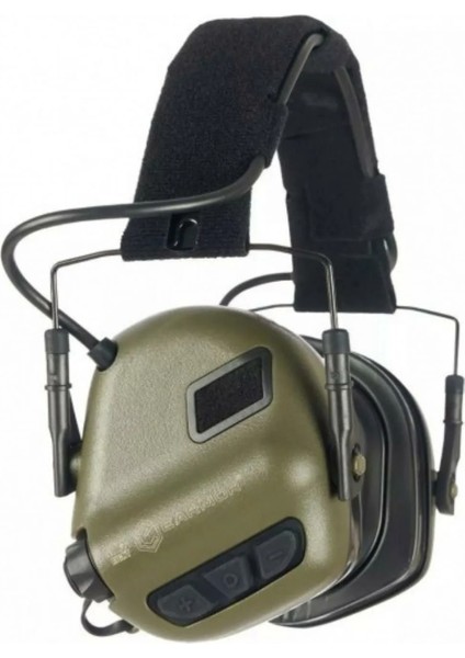 M31 Plus Yeşil (Foliage Green) Elektronik Atış Kulaklığı