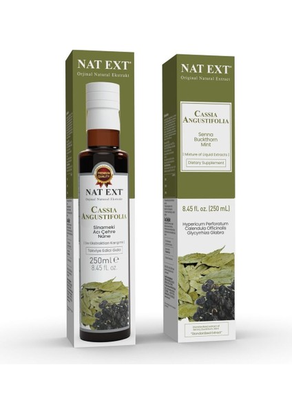İmmu- Nat Nat Ext Cassıa Angustıfolıa Sinameki Acı Çehre Nane Sıvı Ekstraktları Karışımlı