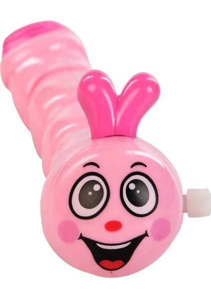 Kurmalı Neşeli Tırtıl - Pembe
