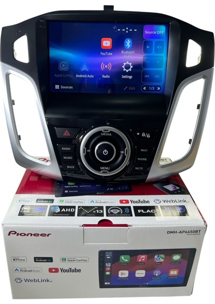 Ford Focus 3-3.5 Gri Pioneer 4-64 Tam Profesyonel Oem Multimedia