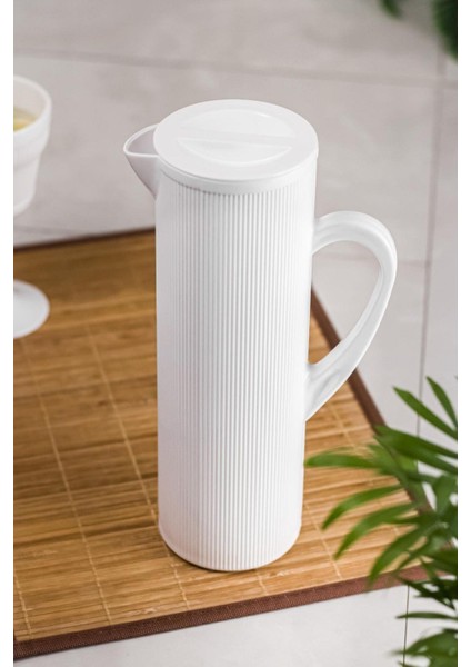Robinanka Akrilik Barok 1,5 Lt Beyaz Sürahi (Buzdolabı Kapak Rafına Sığar) fiyatları