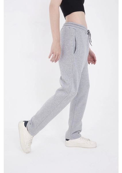 Lastikli Baskılı Eşofman Pantolon - Gri fiyatları