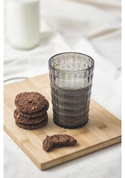 Allegra Füme Akrilik Bardak 6'lı Set | 400 ml | Kırılmaya Dayanıklı, Cam Değildir | Su, Meşrubat ve Sunum Için Uygun