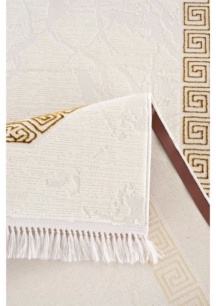 Efsun Modern Salon ve Oturma Odası Halısı - Krem Gold fırsatları