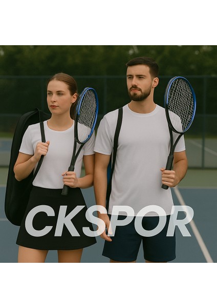 27 İnç Tenis Raketi Çantalı 340 gr Siyah Renkli Dayanıklı Çelik Yapı fırsatları