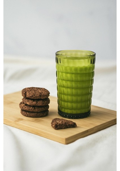 Allegra Koyu Yeşil Akrilik Bardak 6'lı Set | 400 ml | Su, Meşrubat, Sunum ve Kahve Yanı Için | Cam Değildir | Kırılmaya Dayanıklı modelleri