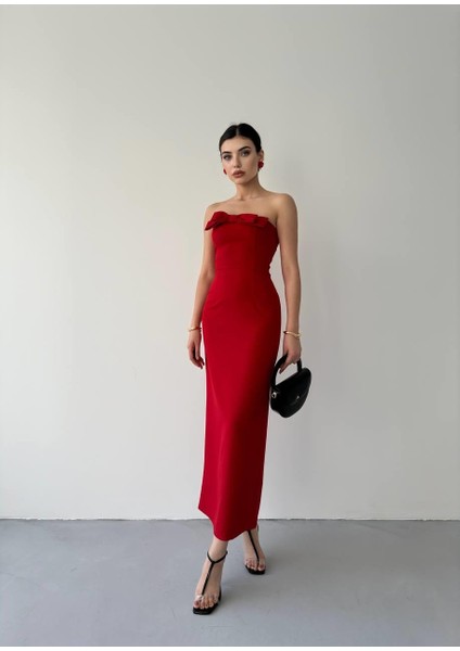 Önü Kurdaleli Kaelm Elbise