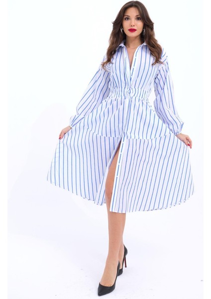 6813 Elbise-Baltimore Çizgili