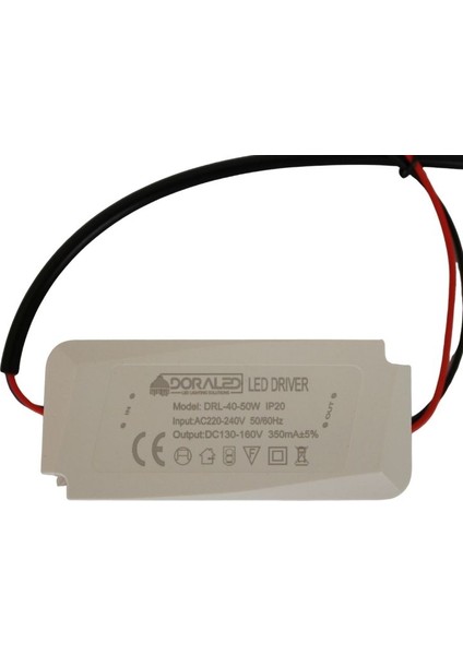 40-50W 350MA 130-160V Power LED Driver IP20 Power LED Sürücü modelleri