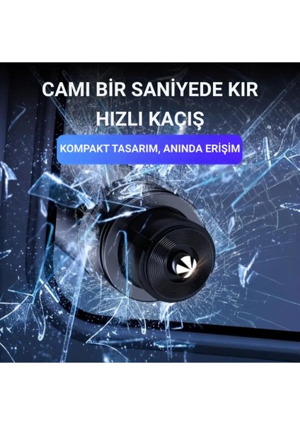 Araç Emniyet Kemer Kesici ve Araç Cam Kırıcı Araç Emniyet Çekici Araç Acil Durum Kiti Sharp Tool Safety Hammer