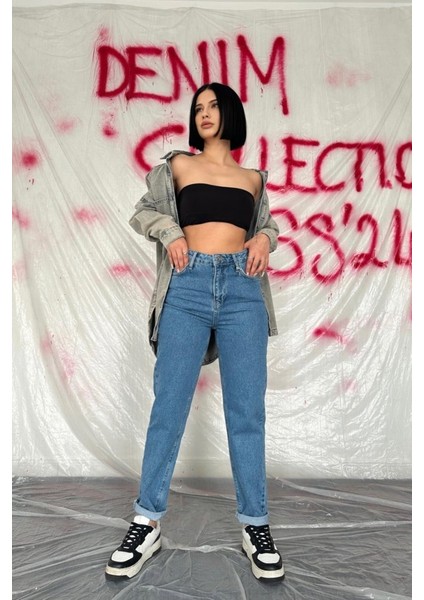 Mavi Boru Paça Jeans Pantolon indirimleri