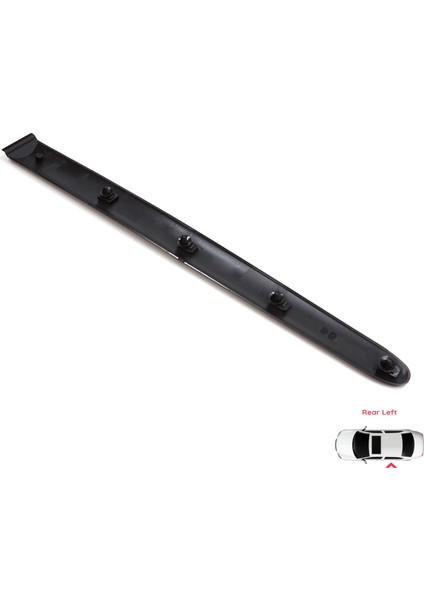 BSP1219-1 Peugeot 206 206+ 1998-2013 4/5 Kapı 8546E6 Için Sol Arka Kapı Bandı Çıtası fırsatları