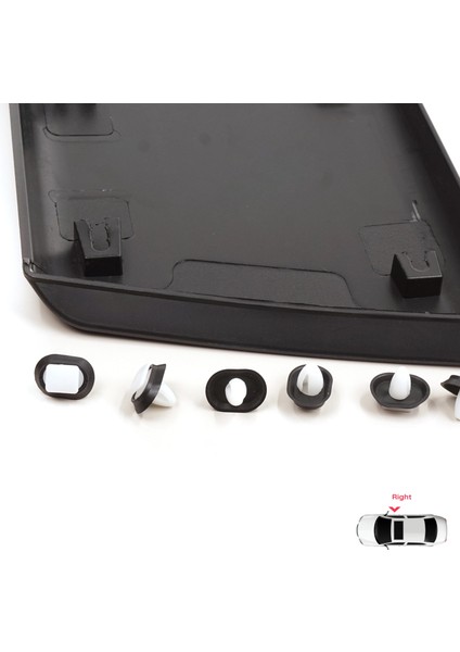 BSP1215-2 Fiat Ducato Mk3 Boxer 250 Jumper Relay Mk2 Daily 2006-2024 Promaster 8545FC Için Sağ Ön Kapı Çamurluk Bandı fırsatları