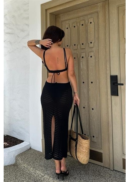 Kerry Sırt Dekolteli Cut Out Elbise 2776