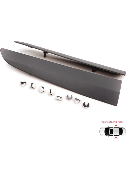 BSP1218 Ford Transit Courier Mk1 B460 2014-2023 1854160 1854158 Için Sağ Sol Arka Sürgü Kapı Bandı modelleri