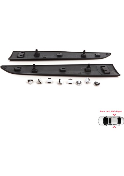 BSP1218 Ford Transit Courier Mk1 B460 2014-2023 1854160 1854158 Için Sağ Sol Arka Sürgü Kapı Bandı fırsatları