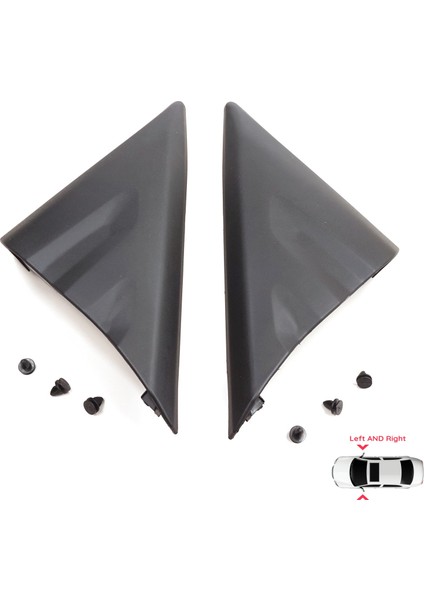 BSP1221 Ford Transit Mk8 T18 V363 2013-2024 2016818 2016819 Için Sağ Sol Yan Ayna Kapı Köşe Üçgen Plastiği Bakaliti