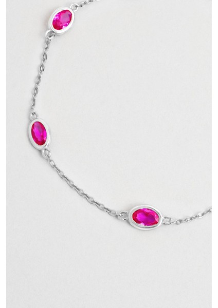 Pembe Rüya 18 Ayar Sarı Altın Kaplama 19 cm Gümüş Minimal Bileklik indirimleri