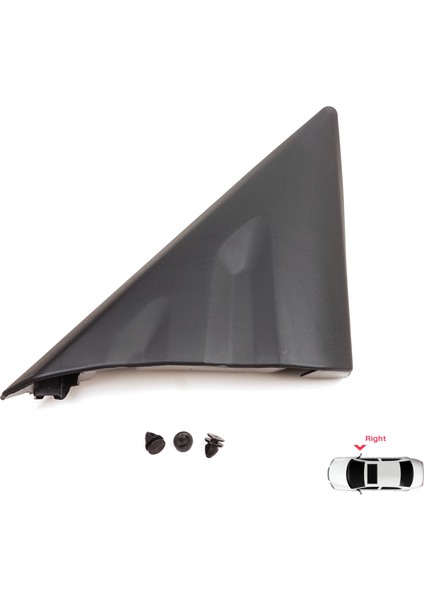 BSP1221-2 Ford Transit Mk8 T18 V363 2013-2024 2016818 Için Sağ Yan Ayna Kapı Köşe Üçgen Plastiği Bakaliti