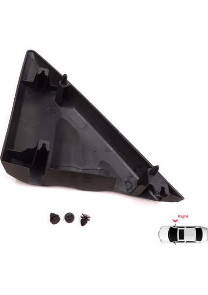 BSP1221-2 Ford Transit Mk8 T18 V363 2013-2024 2016818 Için Sağ Yan Ayna Kapı Köşe Üçgen Plastiği Bakaliti fiyatları