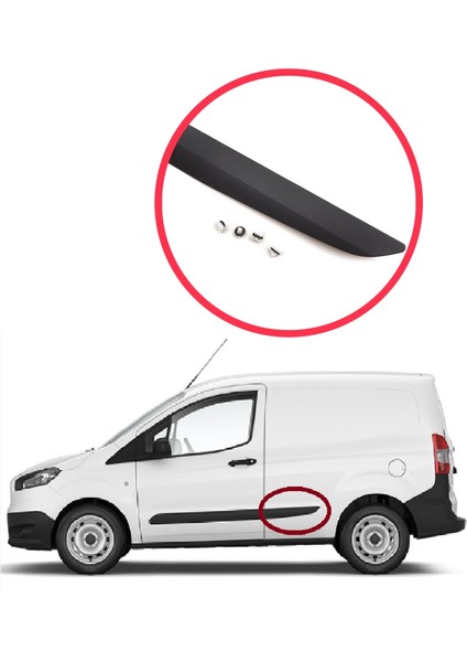 BSP1218-1 Ford Transit Courier Mk1 B460 2014-2023 1854160 Için Sol Arka Sürgü Kapı Bandı fırsatları