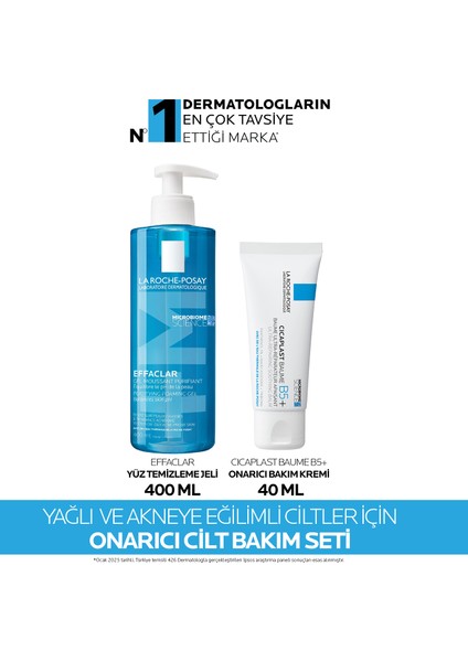 Yağlı ve Akneye Eğilimli Ciltler Için Onarıcı Cilt Bakım Seti