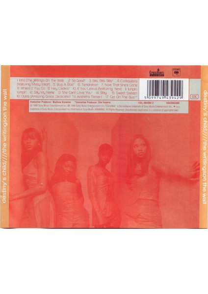 Dikkat CD Destiny's Child – The Writing's On The Wall fiyatları