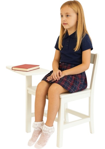 Tüllü Okul Çorabı 2